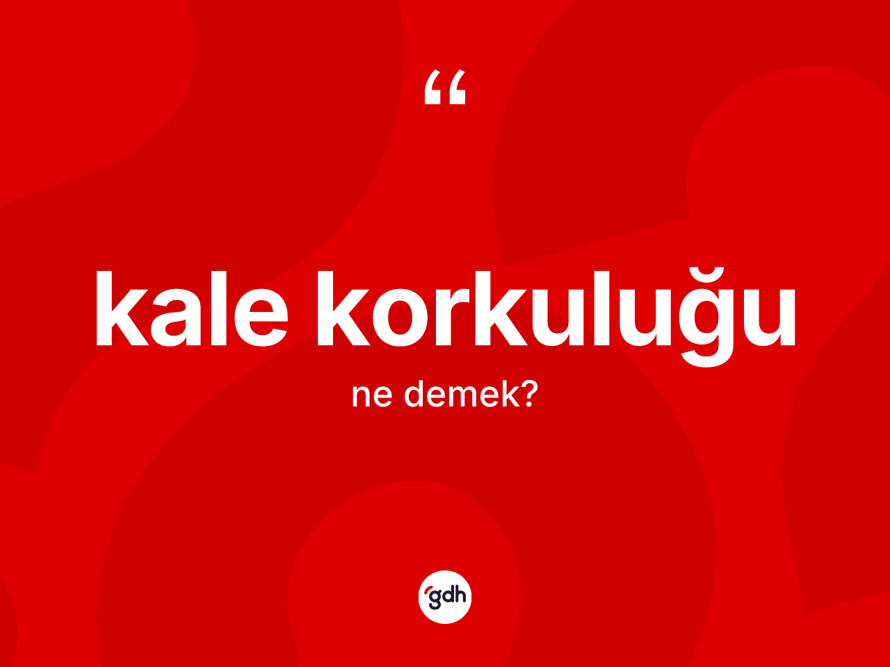 Kale korkuluğu kelimesinin sözlükteki tanımı nedir? Kale korkuluğunun halk arasındaki kullanımı nasıldır?
