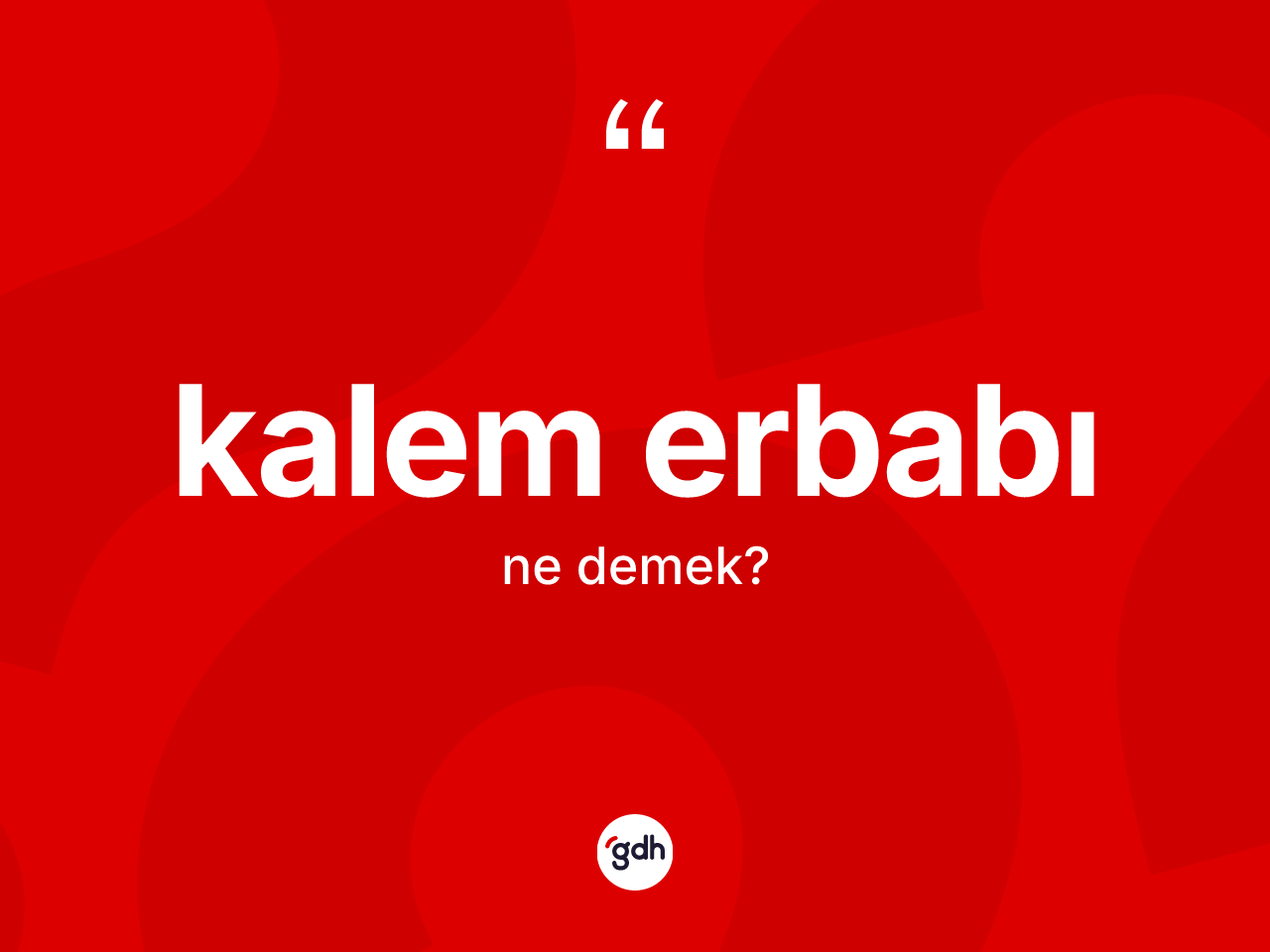 Kalem erbabı nedir? Kalem erbabının kısaca tanımı nedir?