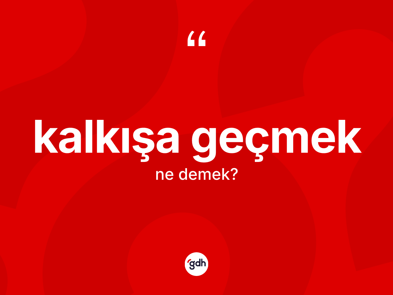 Kalkışa geçmek ne demek? Kalkışa geçmek ifadesinin özellikleri nelerdir?