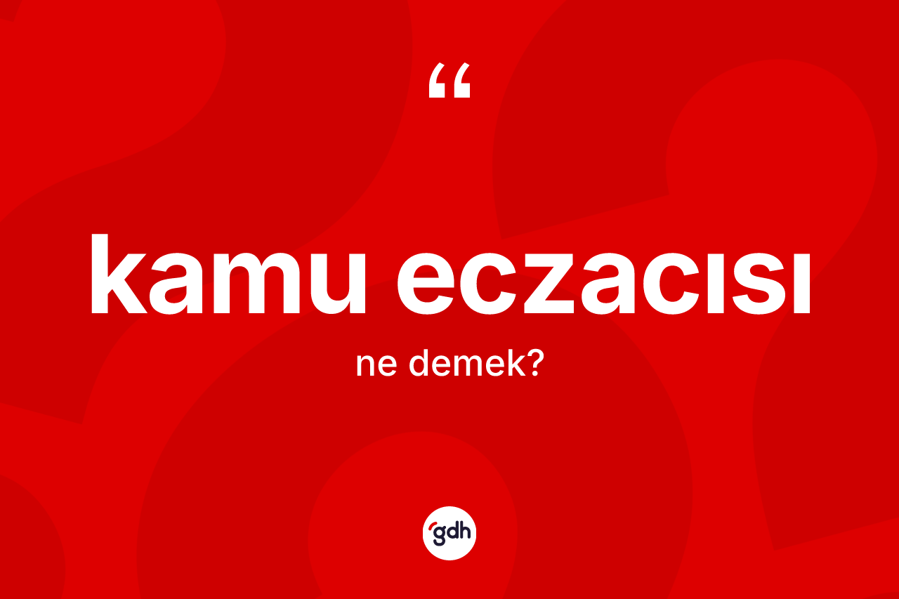 Kamu eczacısı ne demek? Kamu eczacısının halk arasındaki kullanımı nasıldır?