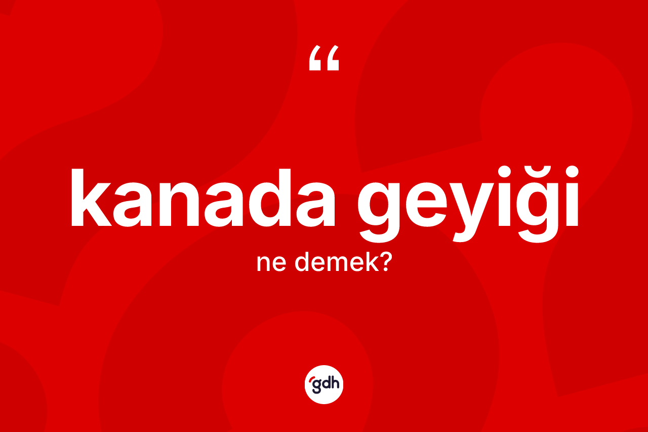 Kanada geyiği kelimesi nedir? Kanada geyiğinin kısaca tanımı nedir?