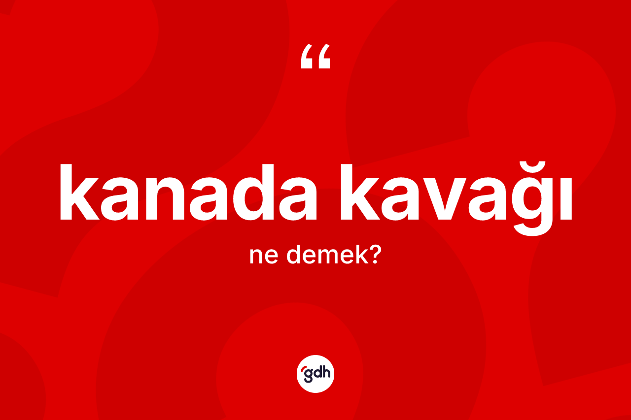 Kanada kavağı kelimesinin anlamı nedir? Kanada kavağı kelimesinin özellikleri nelerdir?