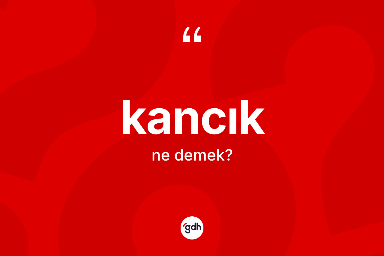 Kancık kelimesinin sözlükteki tanımı nedir? Kancığın sözlükteki anlamı nedir?