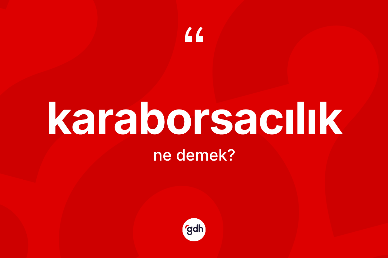 Karaborsacılık kelimesinin tanımı nedir? Karaborsacılığın halk arasındaki kullanımı nasıldır?