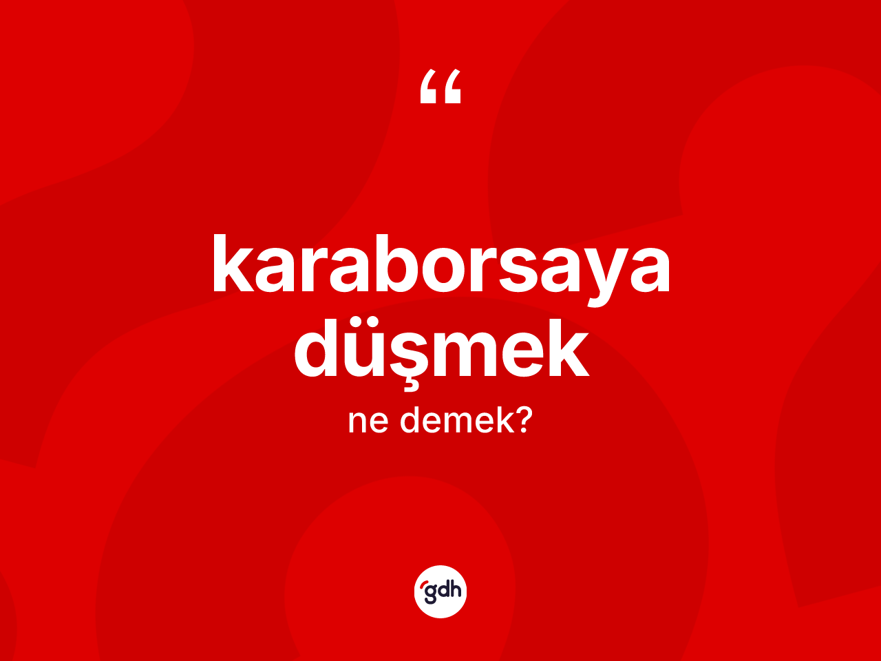 Karaborsaya düşmek ne demek? Karaborsaya düşmek sözünün sözlük anlamı nedir?