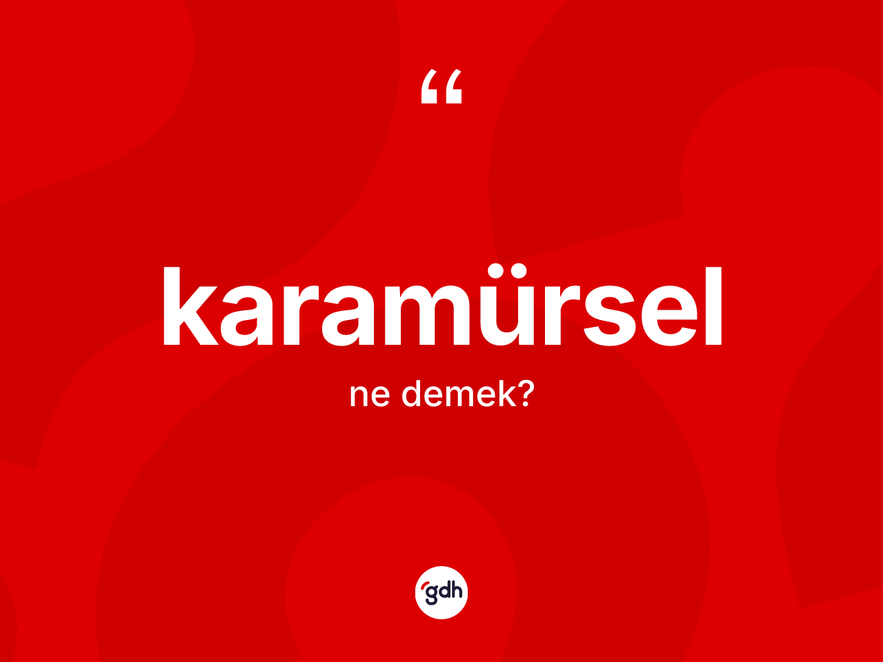 Karamürsel ne anlama gelir? Karamürsel'in kısaca tanımı nedir?