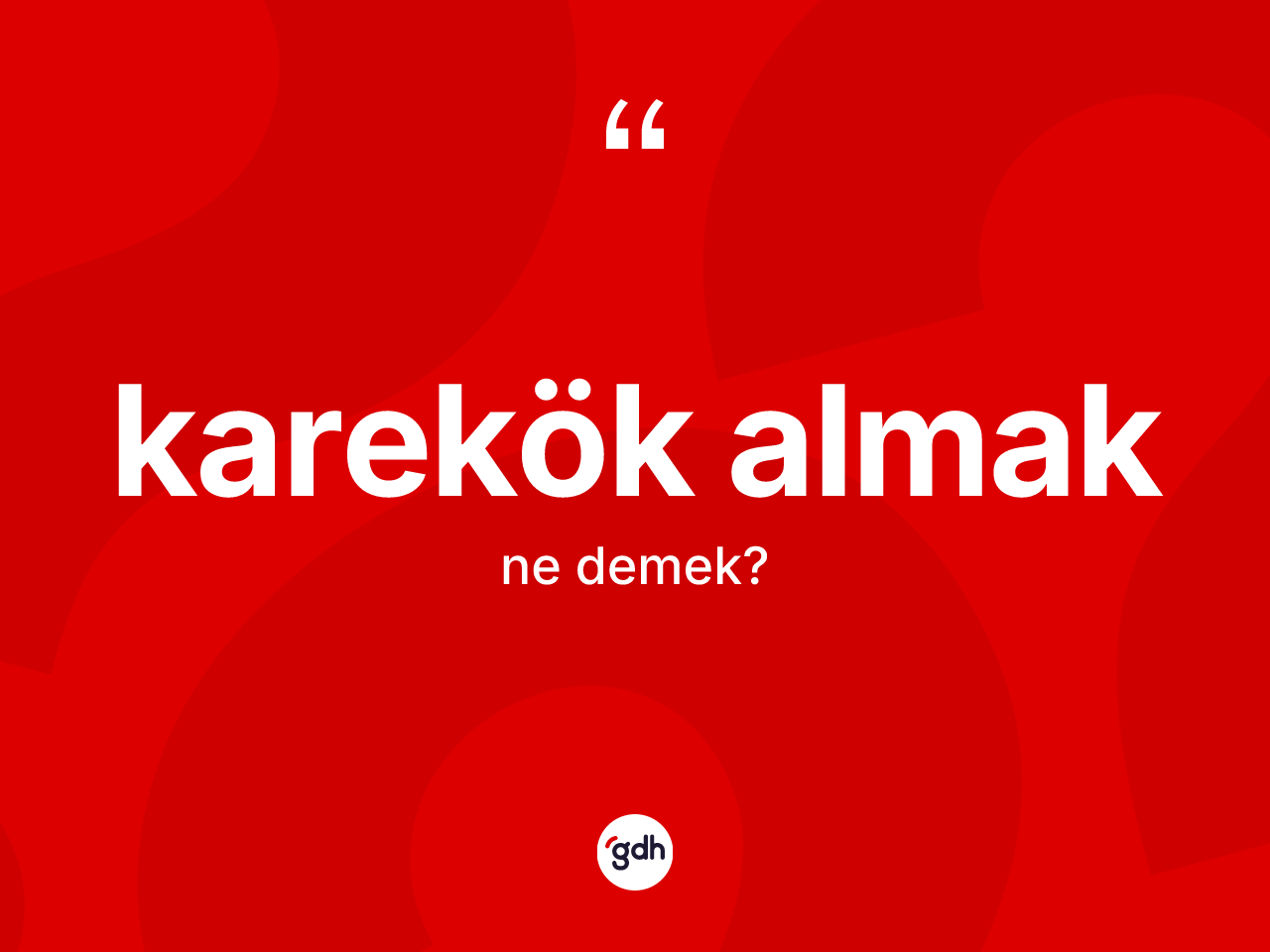 Karekök almak ifadesinin anlamı nedir? Karekök almak ifadesinin kaç farklı anlamı var?