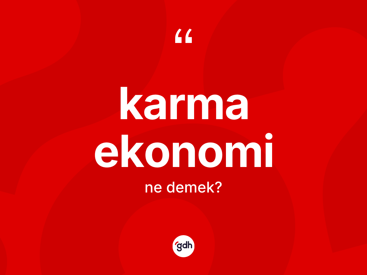 Karma ekonomi ne demek? Karma ekonominin TDK'ya göre anlamı nedir?