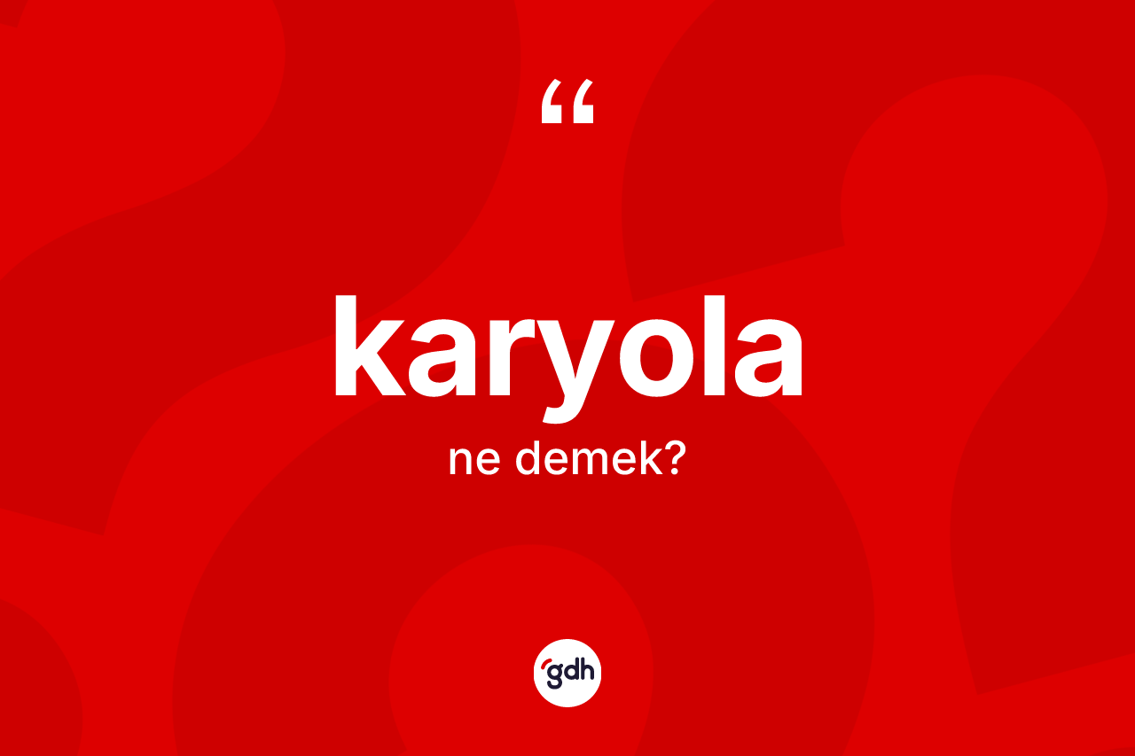 Karyola kelimesinin sözlükteki tanımı nedir? Karyolanın TDK'ya göre anlamı nedir?