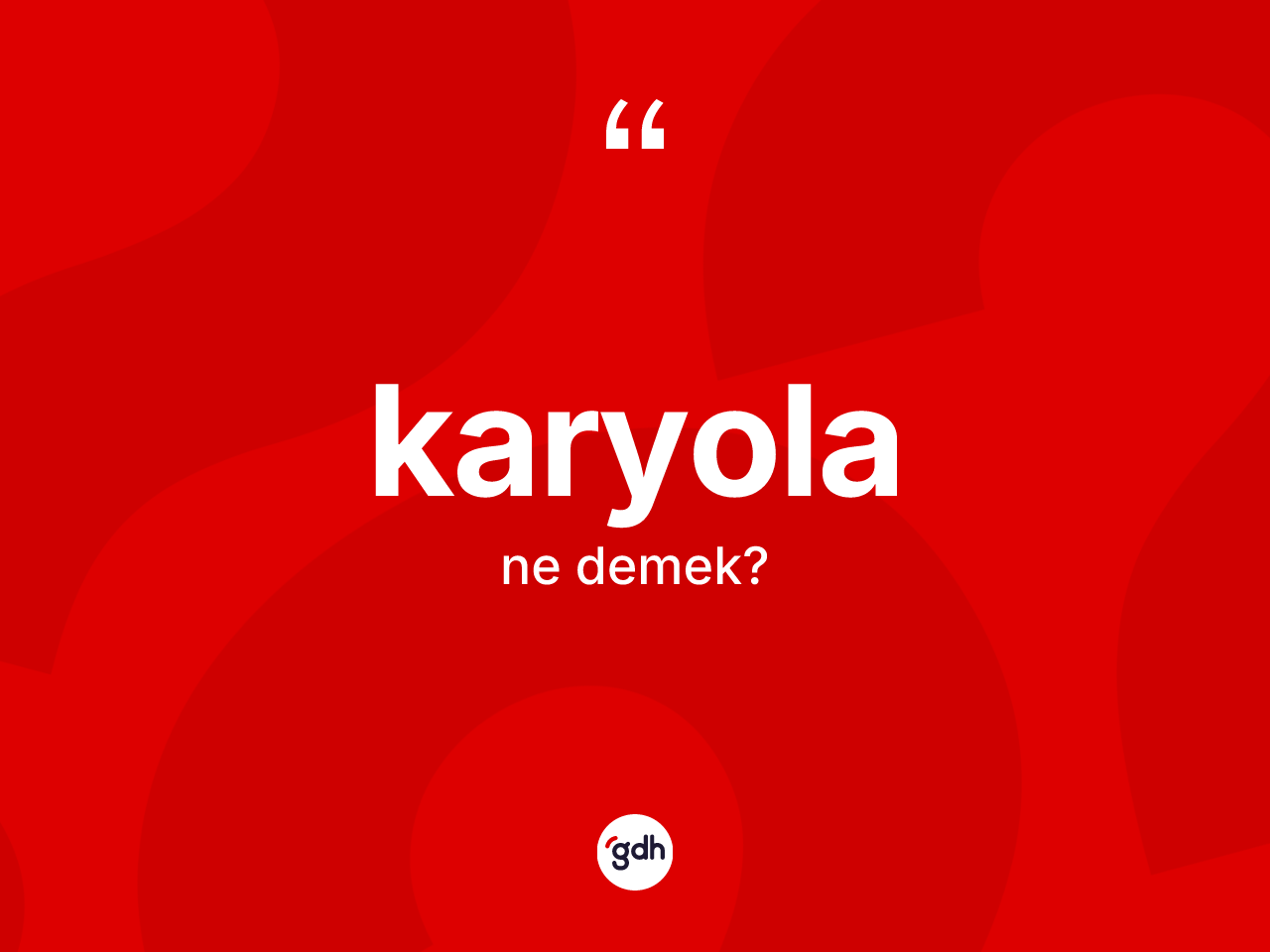 Karyola kelimesinin sözlükteki tanımı nedir? Karyolanın TDK'ya göre anlamı nedir?