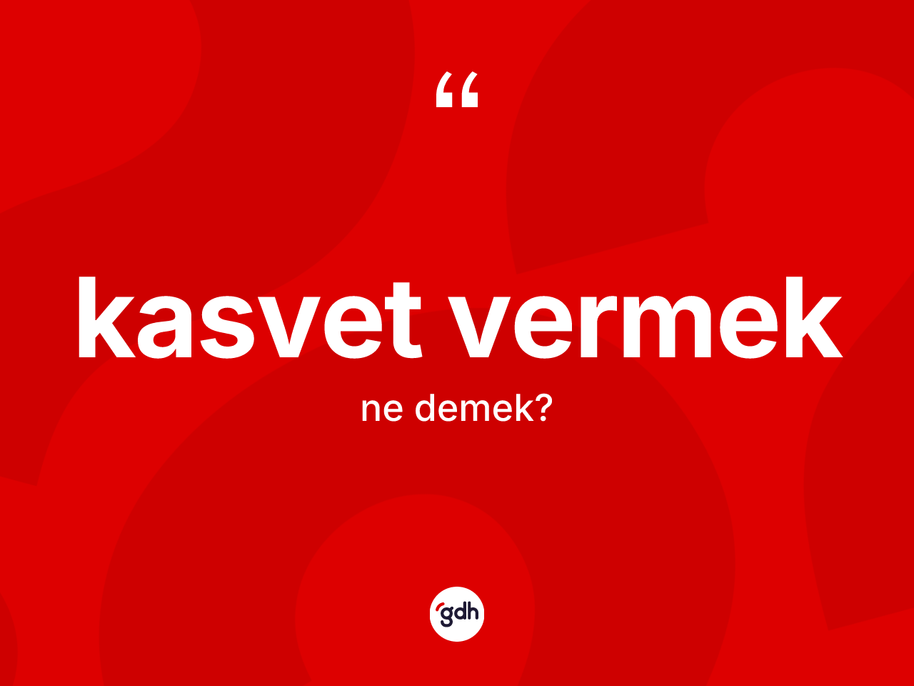 Kasvet vermek ifadesi ne demektir? Kasvet vermek ifadesi hangi durumlarda kullanılır