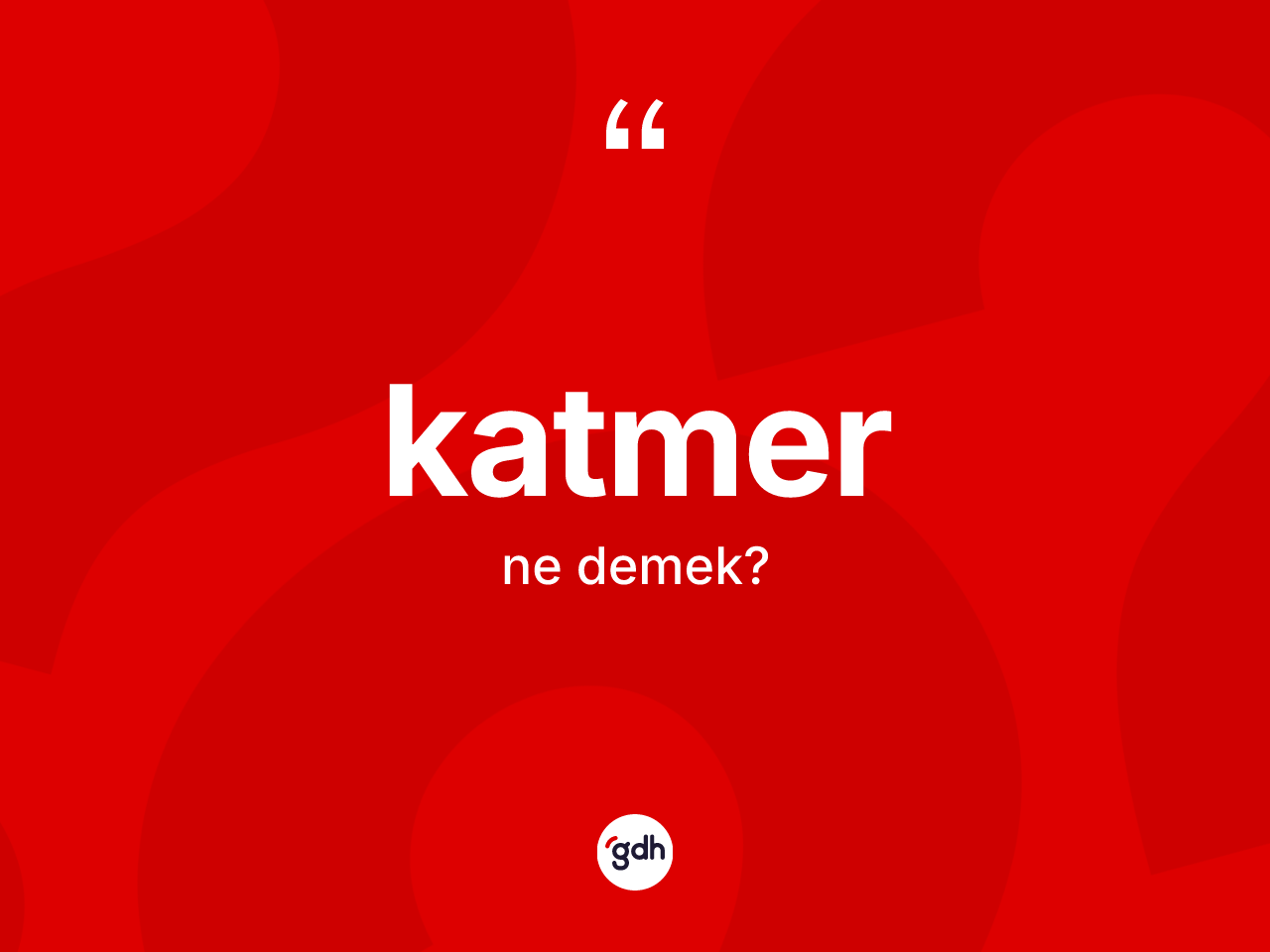 Katmer ne demek? Katmerin TDK'ya göre anlamı nedir?