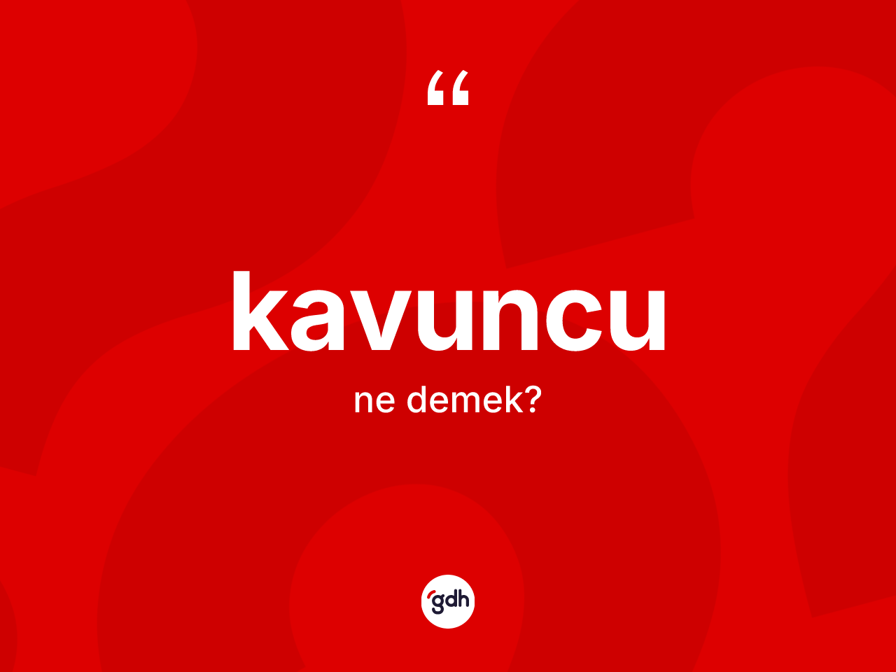 Kavuncu kelimesi ne demek? Kavuncu kelimesinin TDK'ya göre açıklaması nedir?
