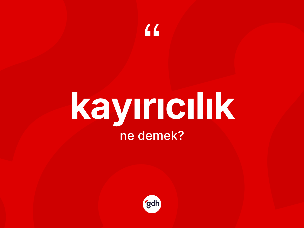 Kayırıcılık kelimesi ne demek? Kayırıcılık kelimesinin TDK'ya göre açıklaması nedir?