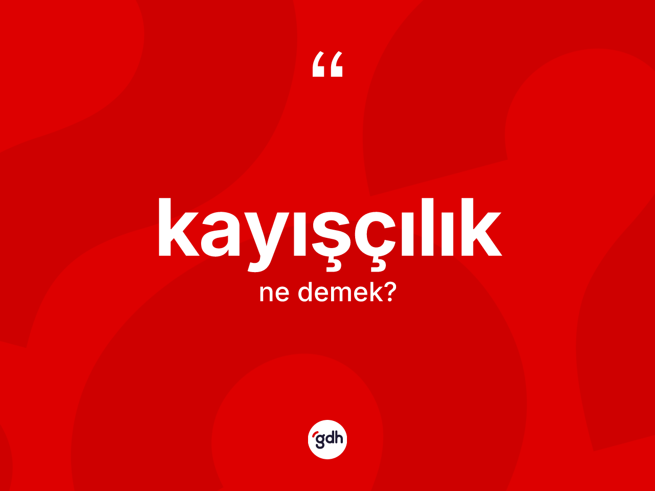 Kayışçılık kelimesi ne demek? Kayışçılık kelimesinin TDK anlamı nedir?