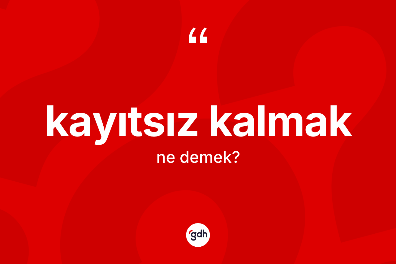 Kayıtsız kalmak ne anlama gelir? Kayıtsız kalmak ifadesi hangi durumlarda kullanılır