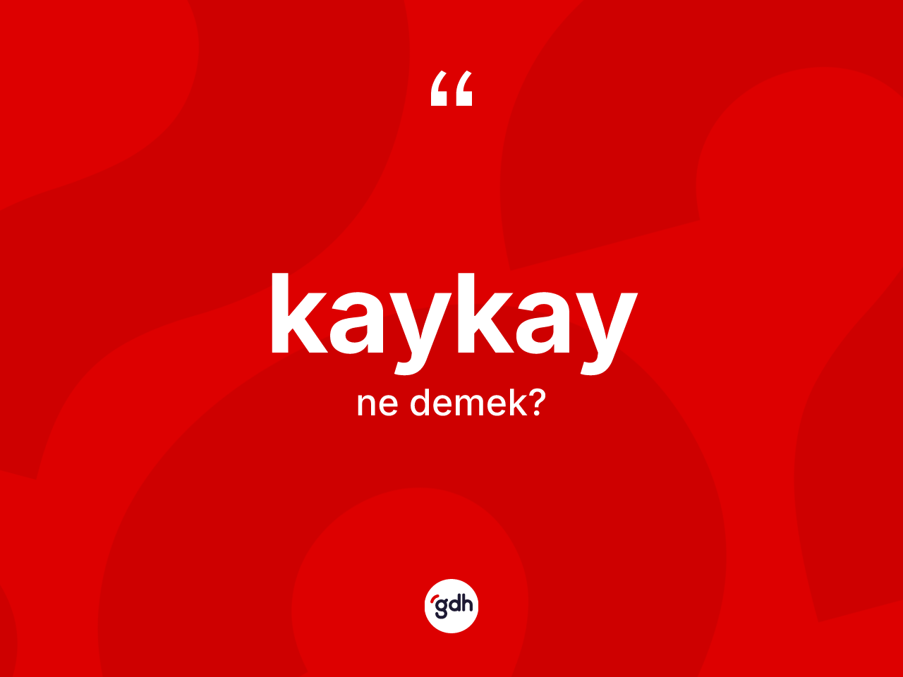 Kaykay kelimesinin anlamı nedir? Kaykay kelimesinin özellikleri nelerdir?