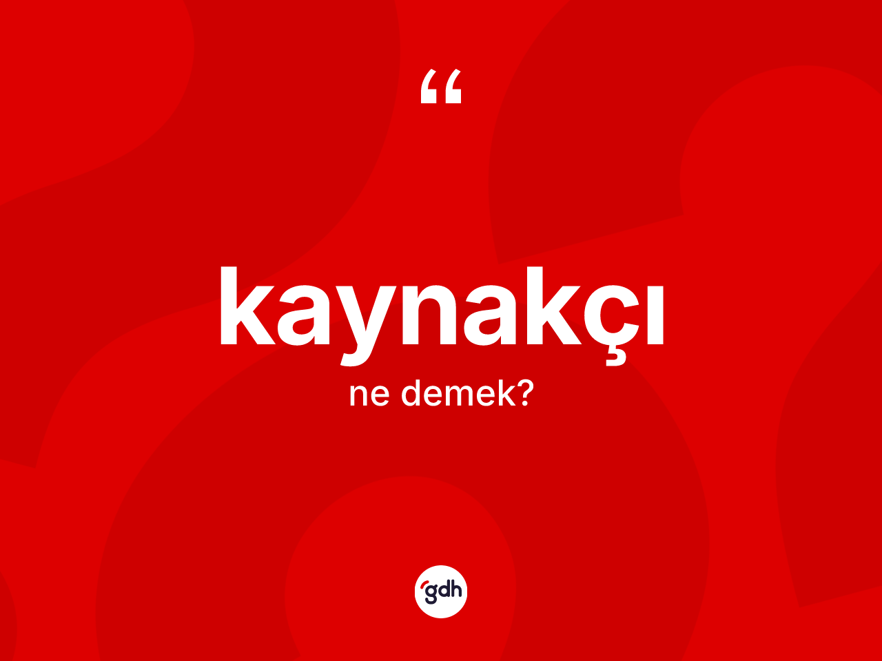 Kaynakçı ne anlama gelir? Kaynakçının kısaca tanımı nedir?