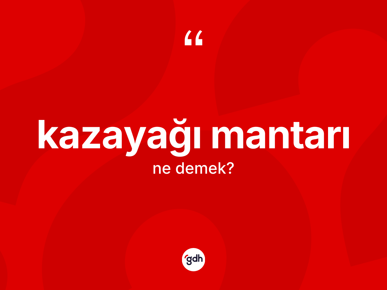 Kazayağı mantarı  kelimesinin sözlükteki tanımı nedir? Kazayağı mantarı ın TDK'ya göre anlamı nedir?