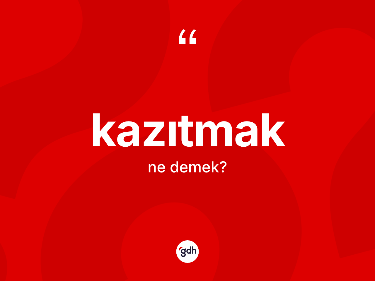 Kazıtmak nedir? Kazıtmak kelimesinin özellikleri nelerdir?