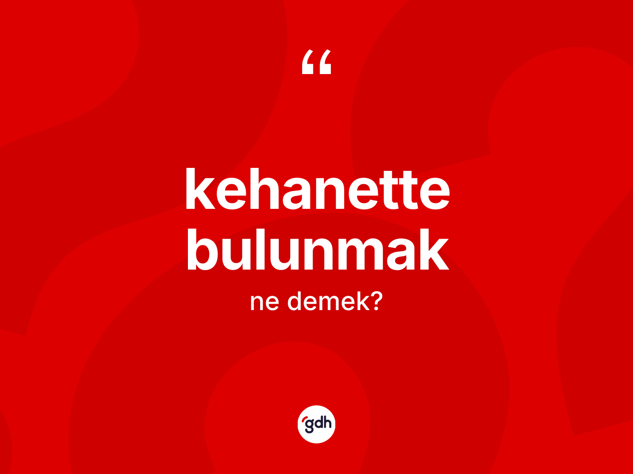 Kehanette bulunmak ifadesinin anlamı nedir? Kehanette bulunmak sözü nerede kullanılır?