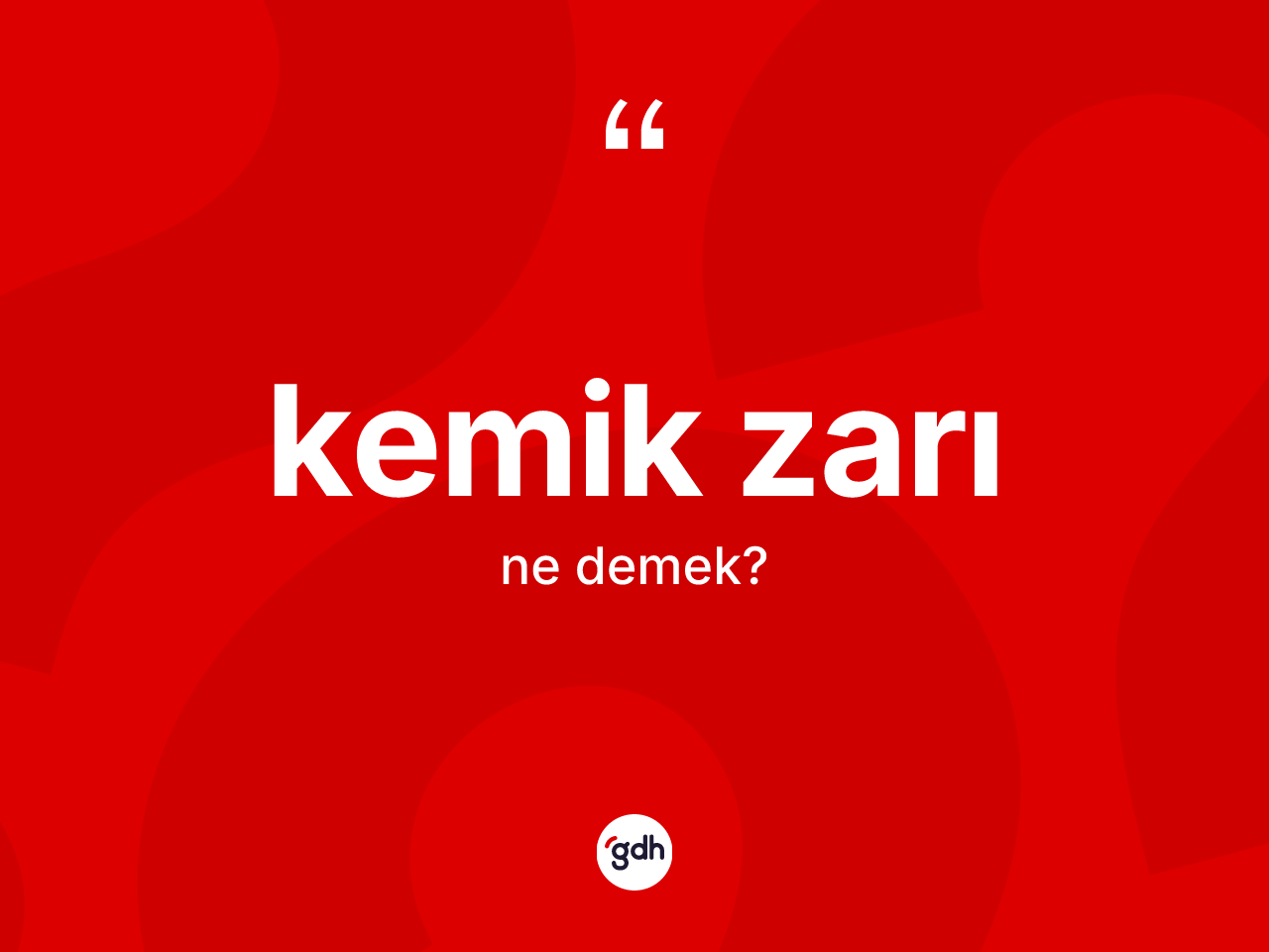 Kemik zarı kelimesinin tanımı nedir? Kemik zarı kelimesinin kaç farklı anlamı var?