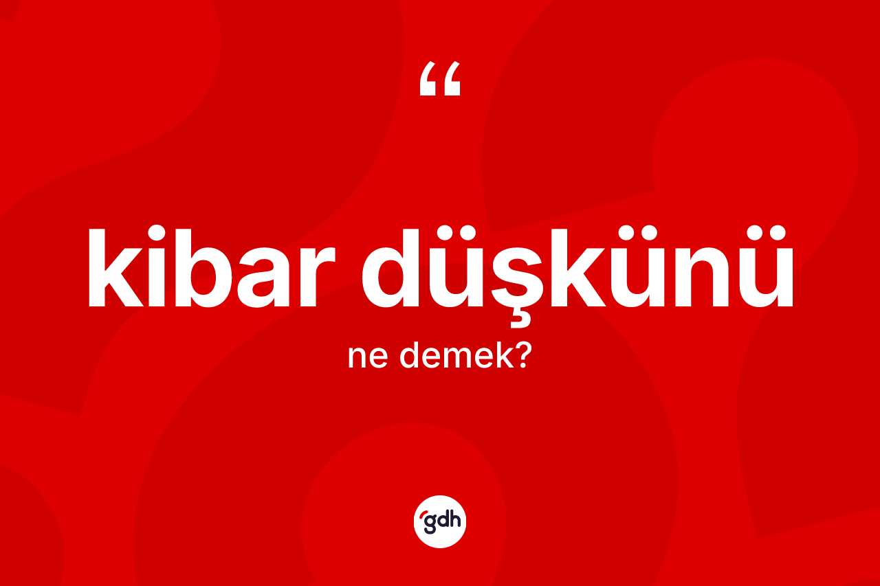 Kibar düşkünü ne demek?