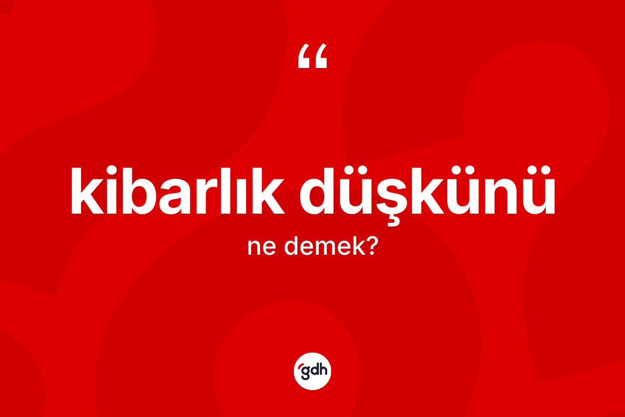 Kibarlık düşkünü kelimesinin tanımı nedir?
