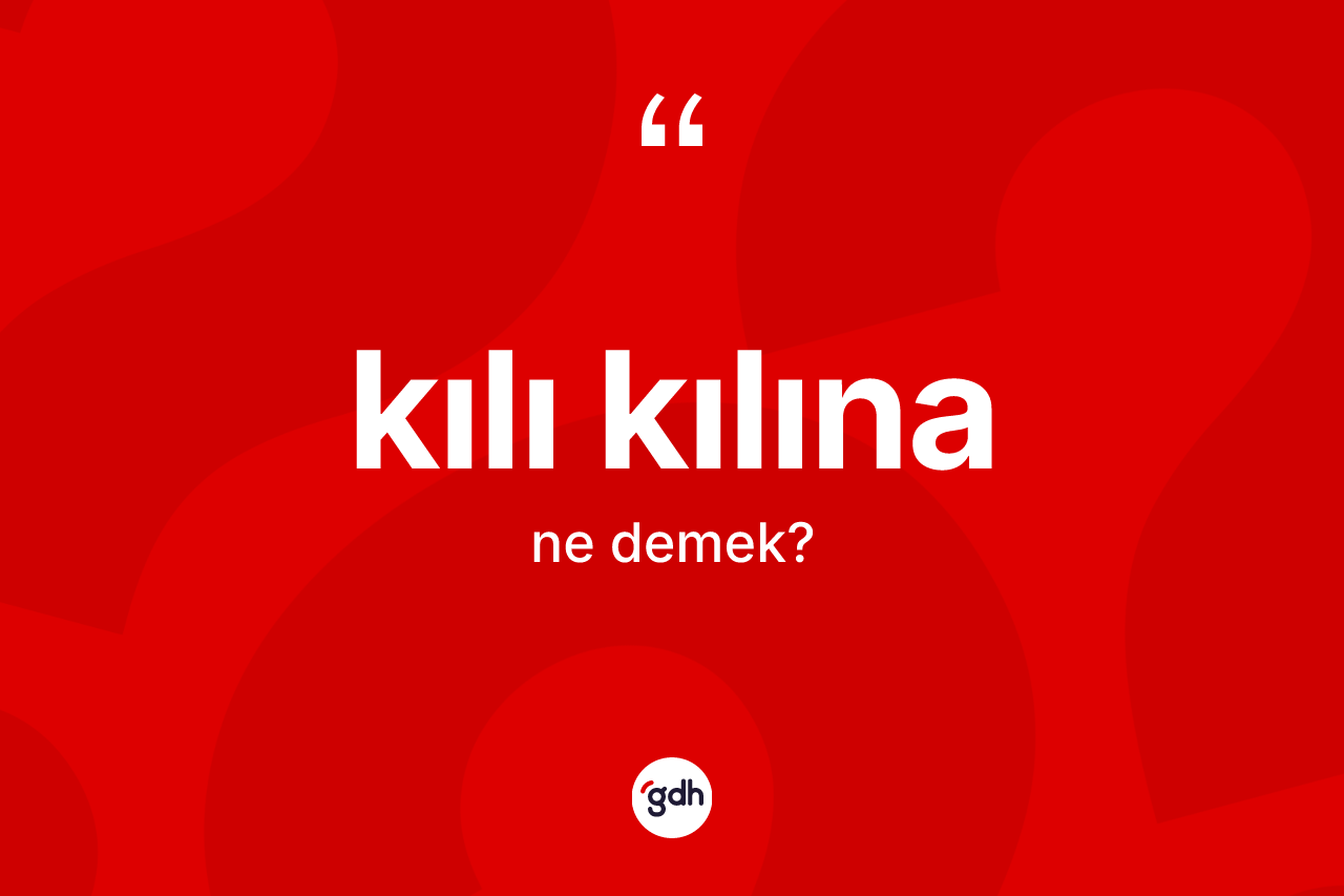 Kılı kılına kelimesinin anlamı nedir? Kılı kılınanın TDK'ya göre anlamı nedir?