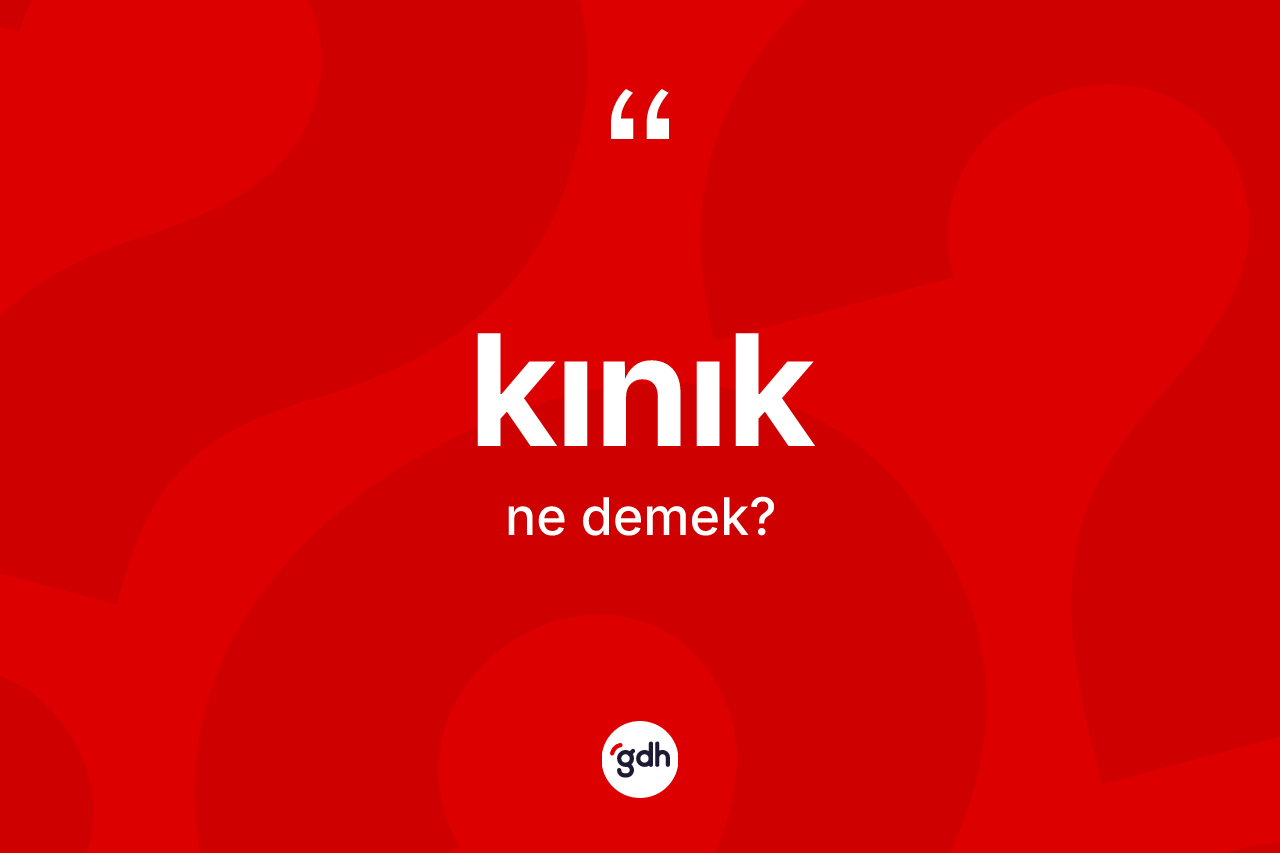 Kınık ne demek? Kınık kelimesinin kaç farklı anlamı var?