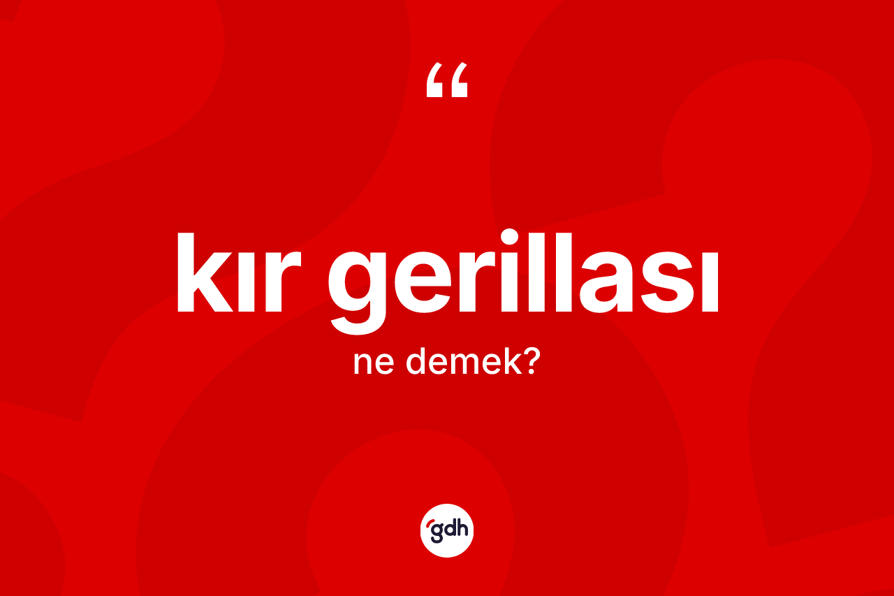 Kır gerillası nedir?