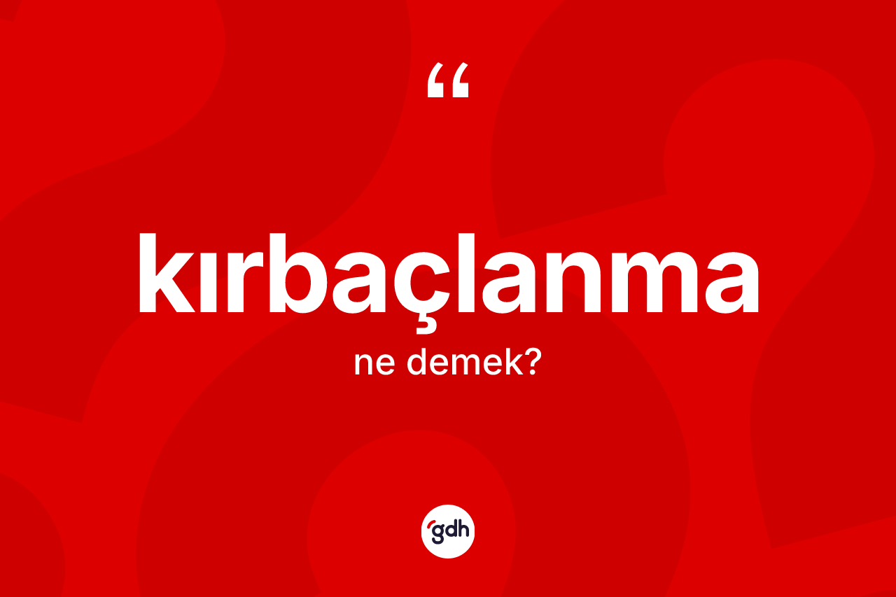 Kırbaçlanma kelimesi nedir?