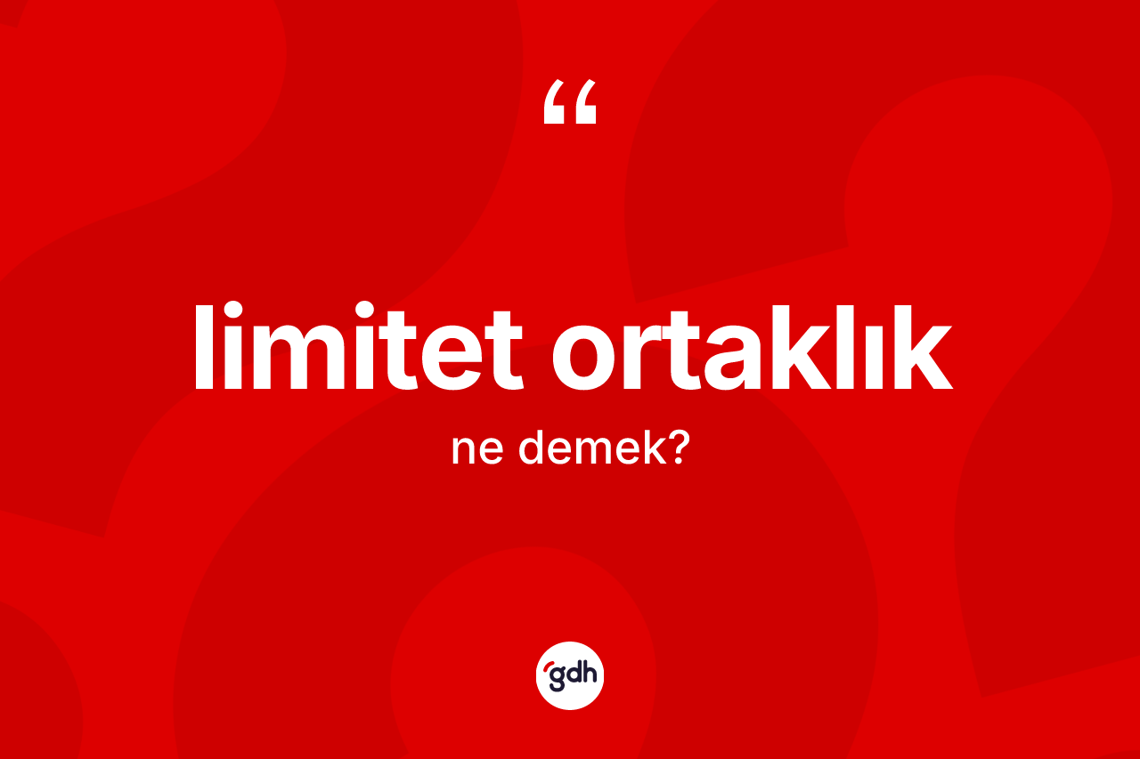 Limitet ortaklık ne demek?