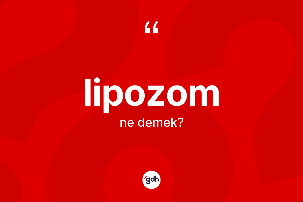 Lipozom kelimesi ne anlama gelir?