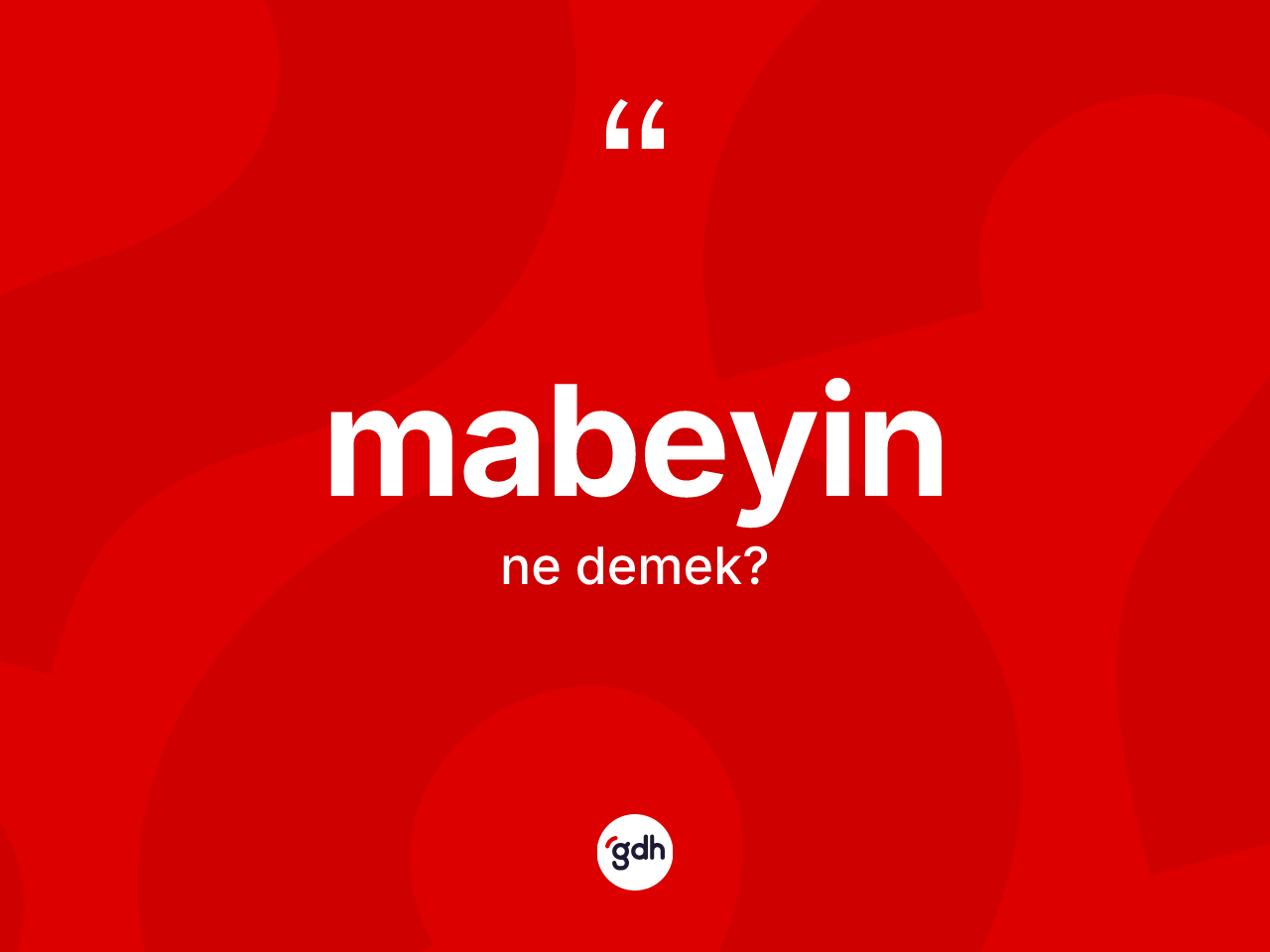 Mabeyin ne demek? Mabeyinin TDK'ya göre anlamı nedir?