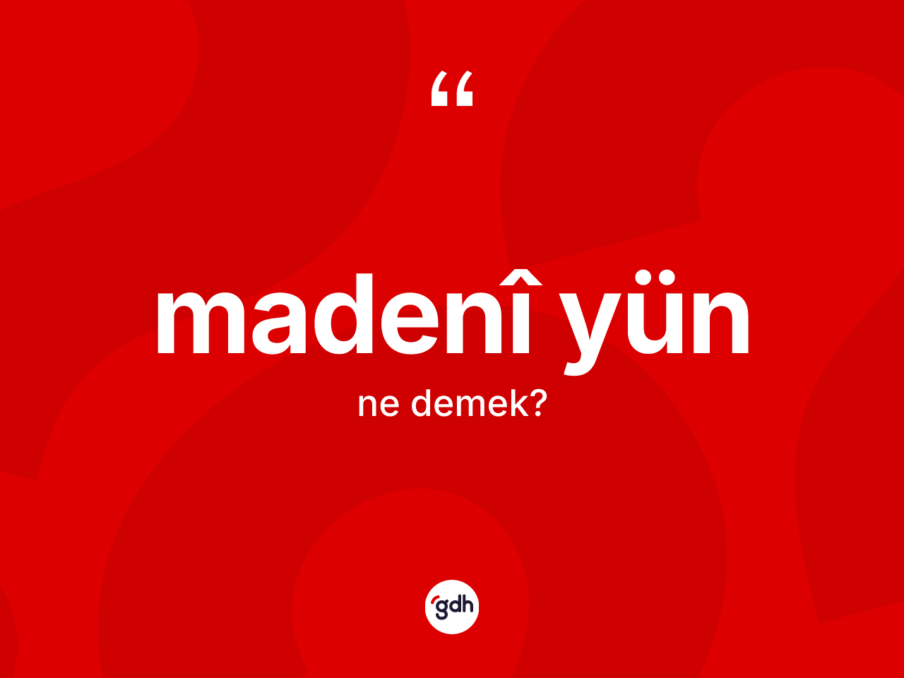 Madenî yün kelimesinin sözlükteki tanımı nedir? Madenî yünün TDK'ya göre anlamı nedir?