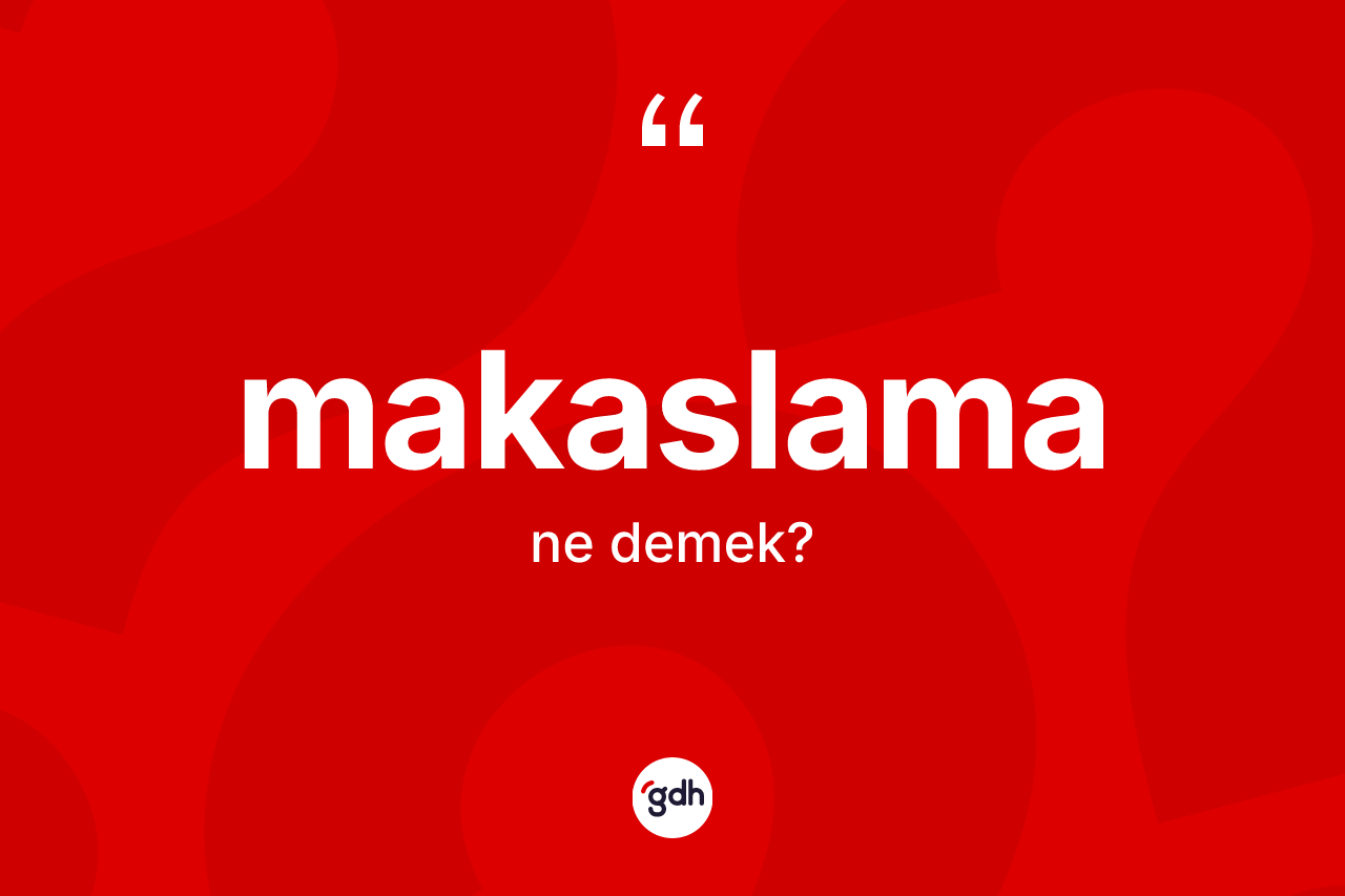 Makaslama nedir? Makaslamanın kısaca tanımı nedir?
