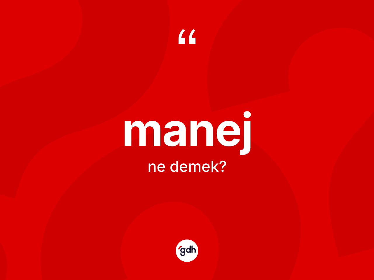 Manej kelimesinin anlamı nedir? Manejin TDK'ya göre anlamı nedir?