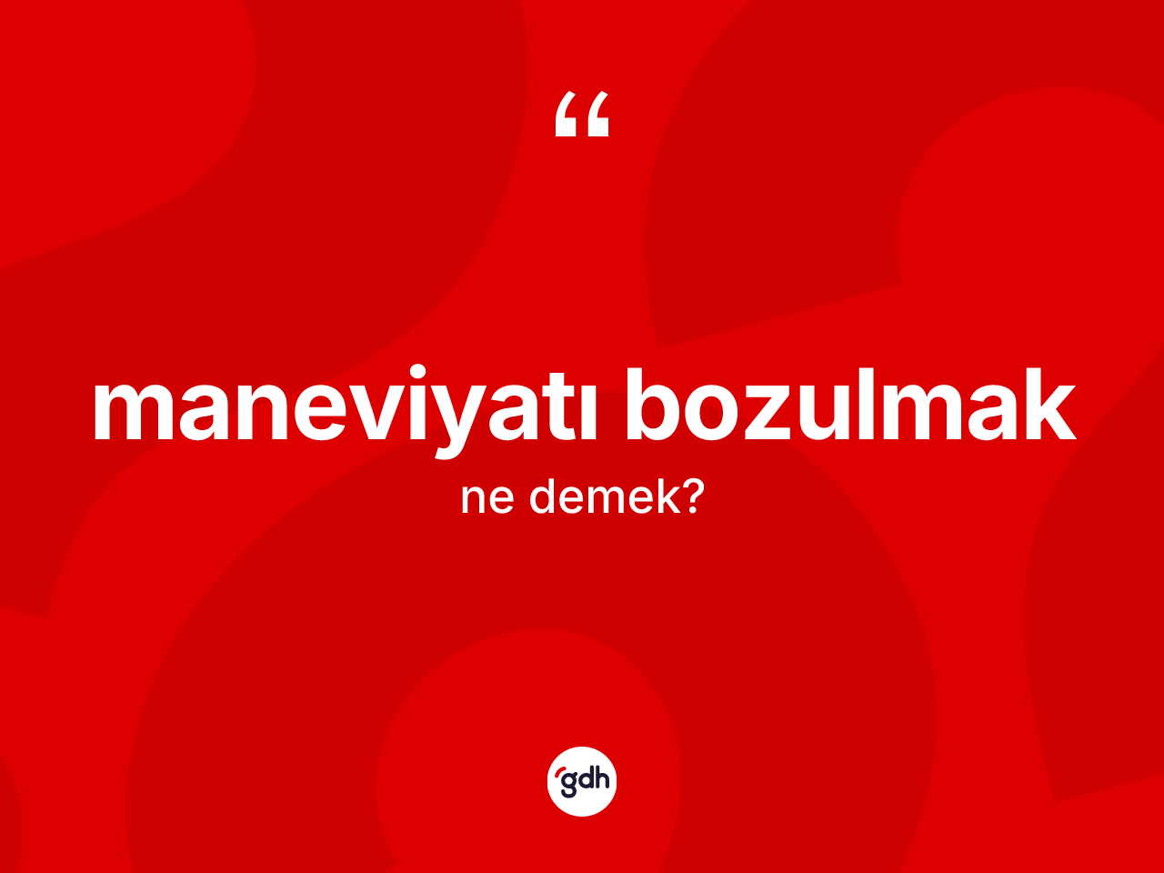 Maneviyatı bozulmak ne anlama gelir? Maneviyatı bozulmak ifadesi hangi durumlarda kullanılır?