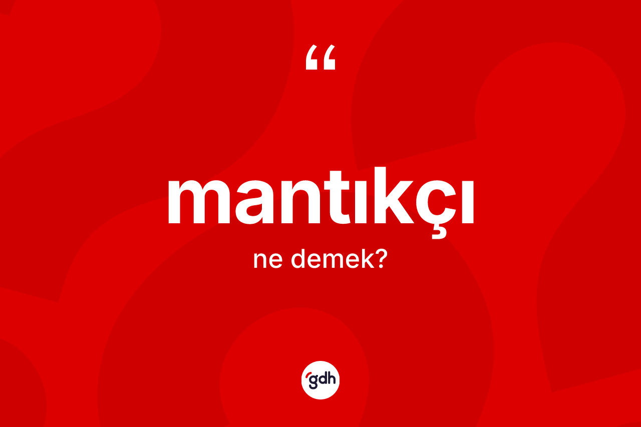 Mantıkçı kelimesinin tanımı nedir? Mantıkçı kelimesinin özellikleri nelerdir?