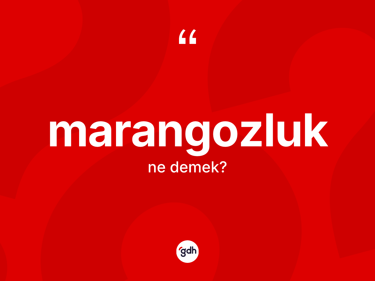 Marangozluk ne anlama gelir? Marangozluk kelimesinin TDK'ya göre açıklaması nedir?