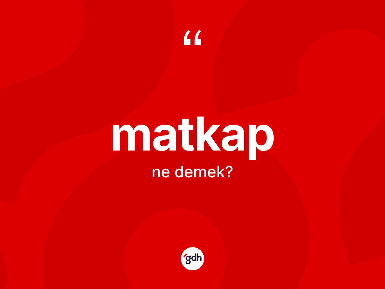 Matkap kelimesi nedir? Matkabın sözlükteki anlamı nedir?
