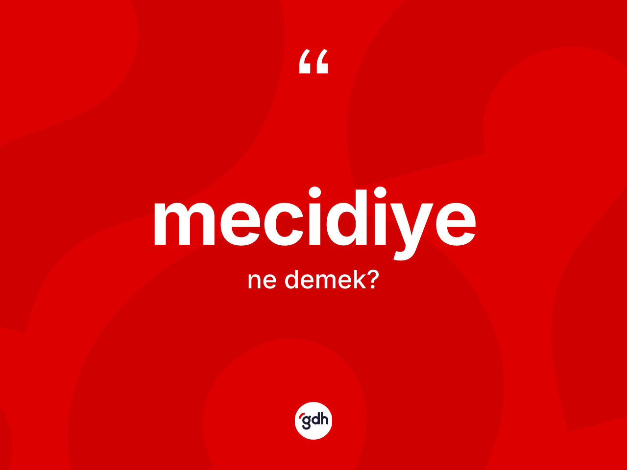 Mecidiye ne demek? Mecidiyenin halk arasındaki kullanımı nasıldır?