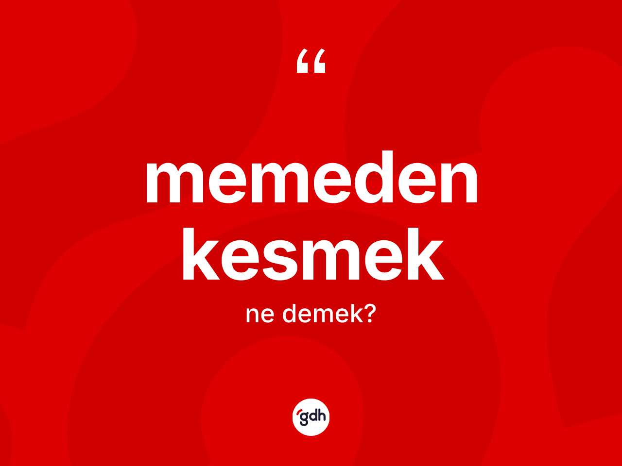 Memeden kesmek ne demektir? Memeden kesmek ifadesinin kaç farklı anlamı var?