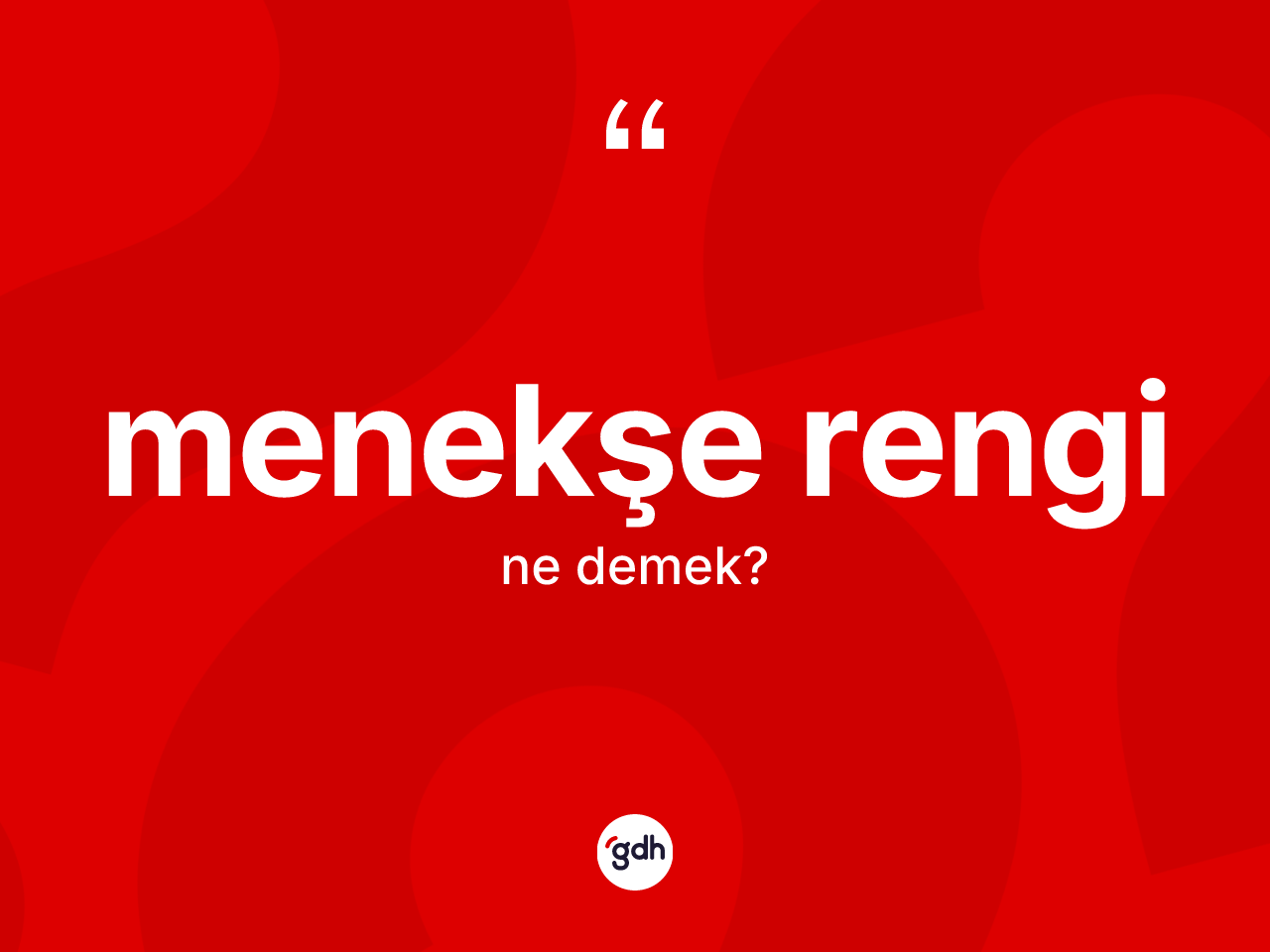 Menekşe rengi kelimesi ne anlama gelir? Menekşe rengi kelimesinin TDK anlamı nedir?