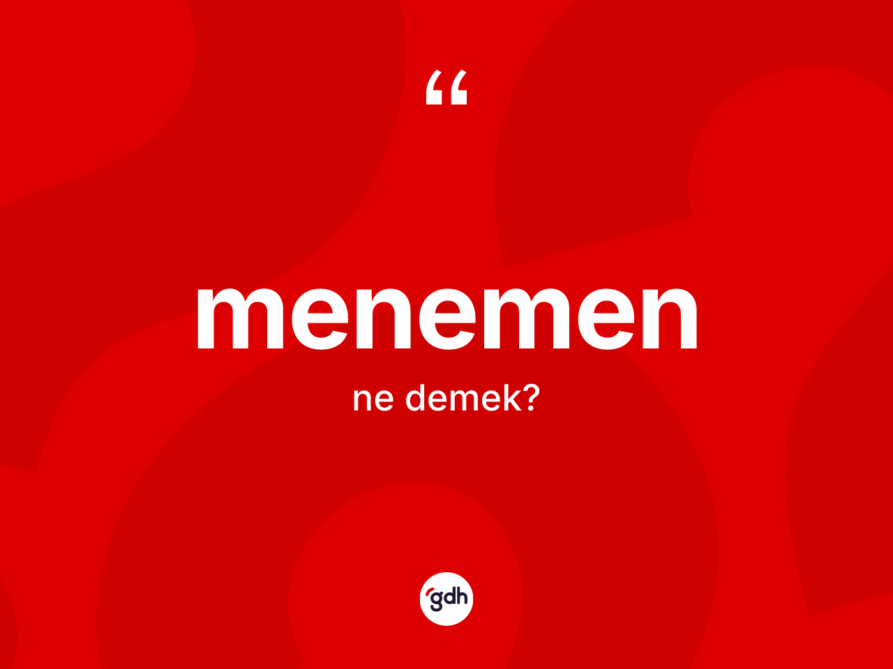 Menemen kelimesinin sözlükteki tanımı nedir? Menemenin sözlükteki anlamı nedir?