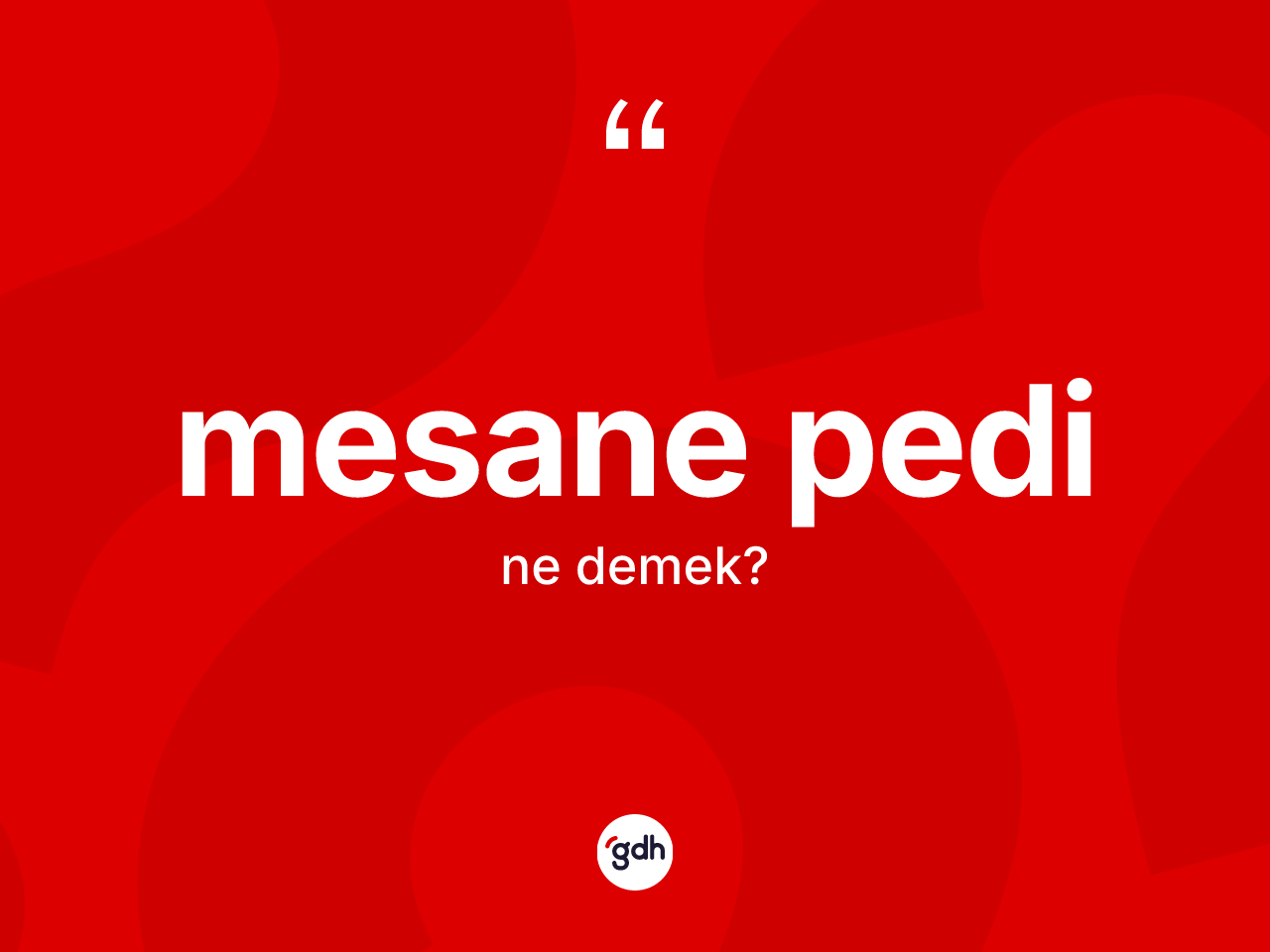 Mesane pedi  nedir? Mesane pedi  kelimesinin kaç farklı anlamı var?