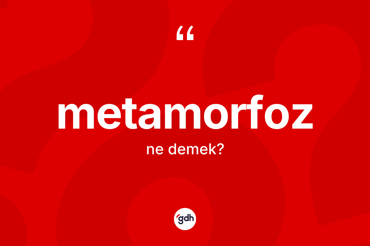 Metamorfoz kelimesi ne demek? Metamorfozun halk arasındaki kullanımı nasıldır?