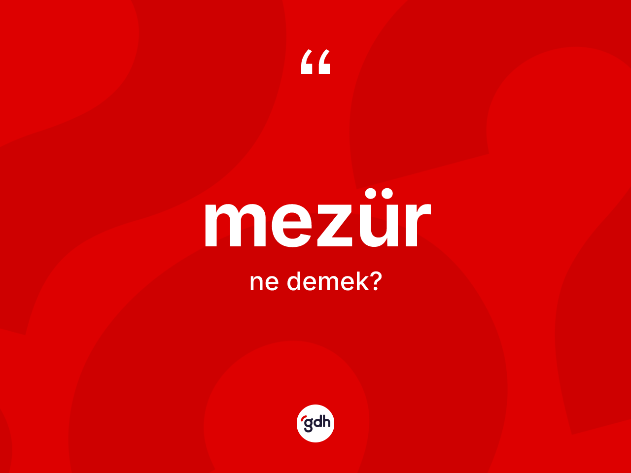Mezür kelimesinin sözlükteki tanımı nedir? Mezürün TDK'ya göre anlamı nedir?