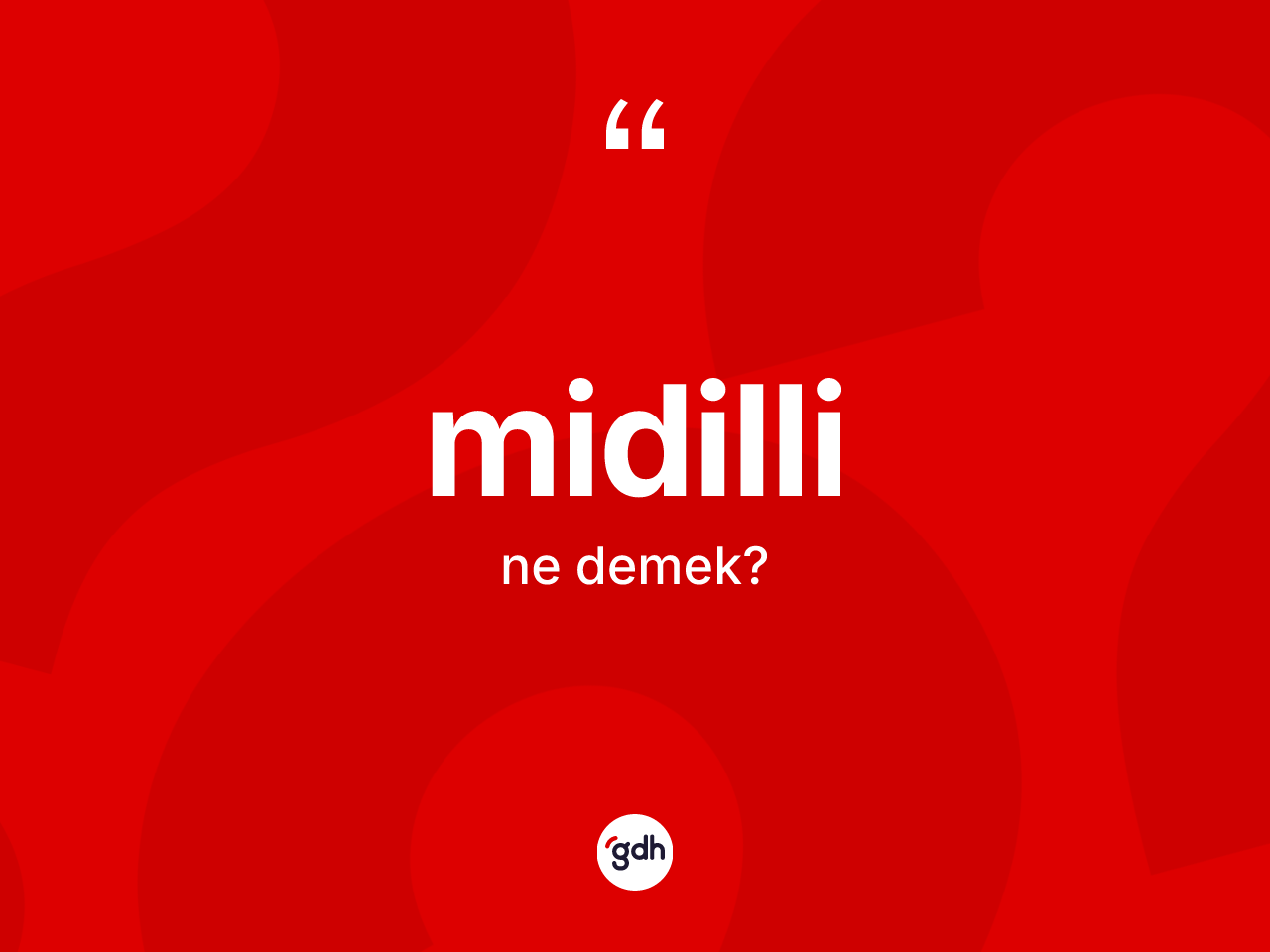 Midilli kelimesinin anlamı nedir? Midilli kelimesinin özellikleri nelerdir?